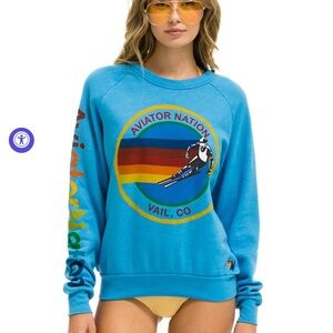 Aviator Nation Blue Sweat Set (S & XS)